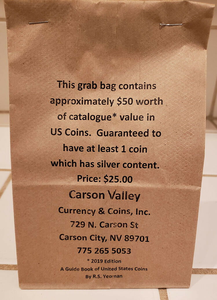 #1 Us Coin Grab Bag On Ebay!  Approx $50 "red Book" Catalog Value 4 Just $24.99!