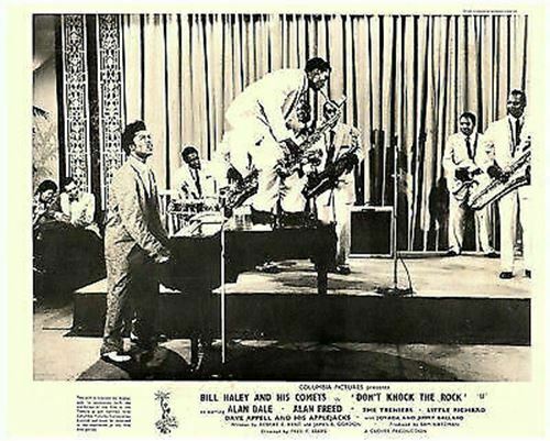 Don't Knock The Rock Original Lobby Card Little Richard Performs With Band