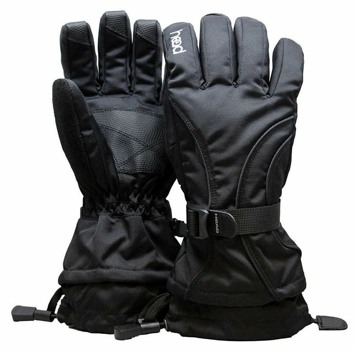 Head Junior Jr Boy's Black Insulated Ski Gloves - Size: M (6-10) & L (10-14)