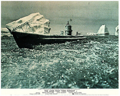 The Land That Time Forgot Original Lobby Card Doug Mcclure 1974 World War 1 Boat