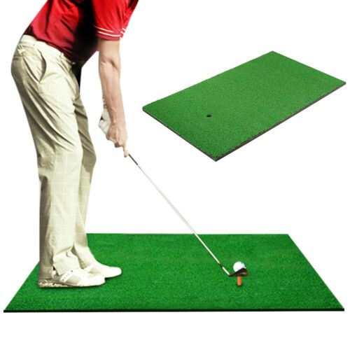 Indoor 10mm  Golf Practice Grass Mat Backyard Training Hitting Golf Mat With Tee