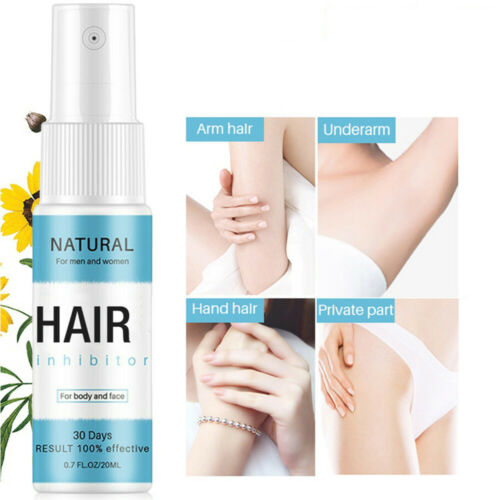 Powerful Permanent Hair Inhibitor Spray Stop Hair Growth Inhibitor 20ml